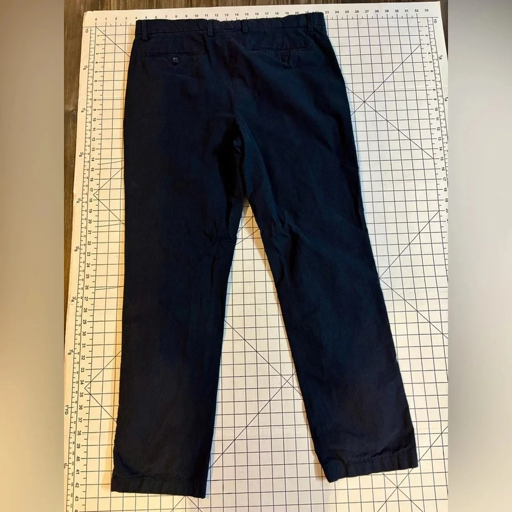 Banana Republic Men’s Size 36/32 Navy Striped Aiden Fit‎ Chinos